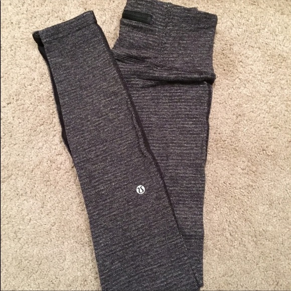 lululemon athletica Pants - Lululemon two toned high waisted leggings pocket
